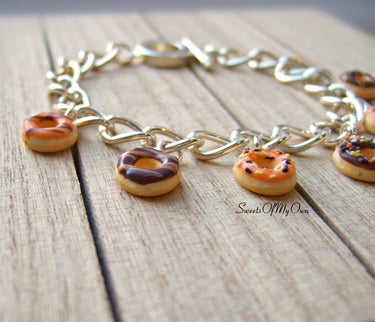 Halloween Doughnut Charm Bracelet - MTO